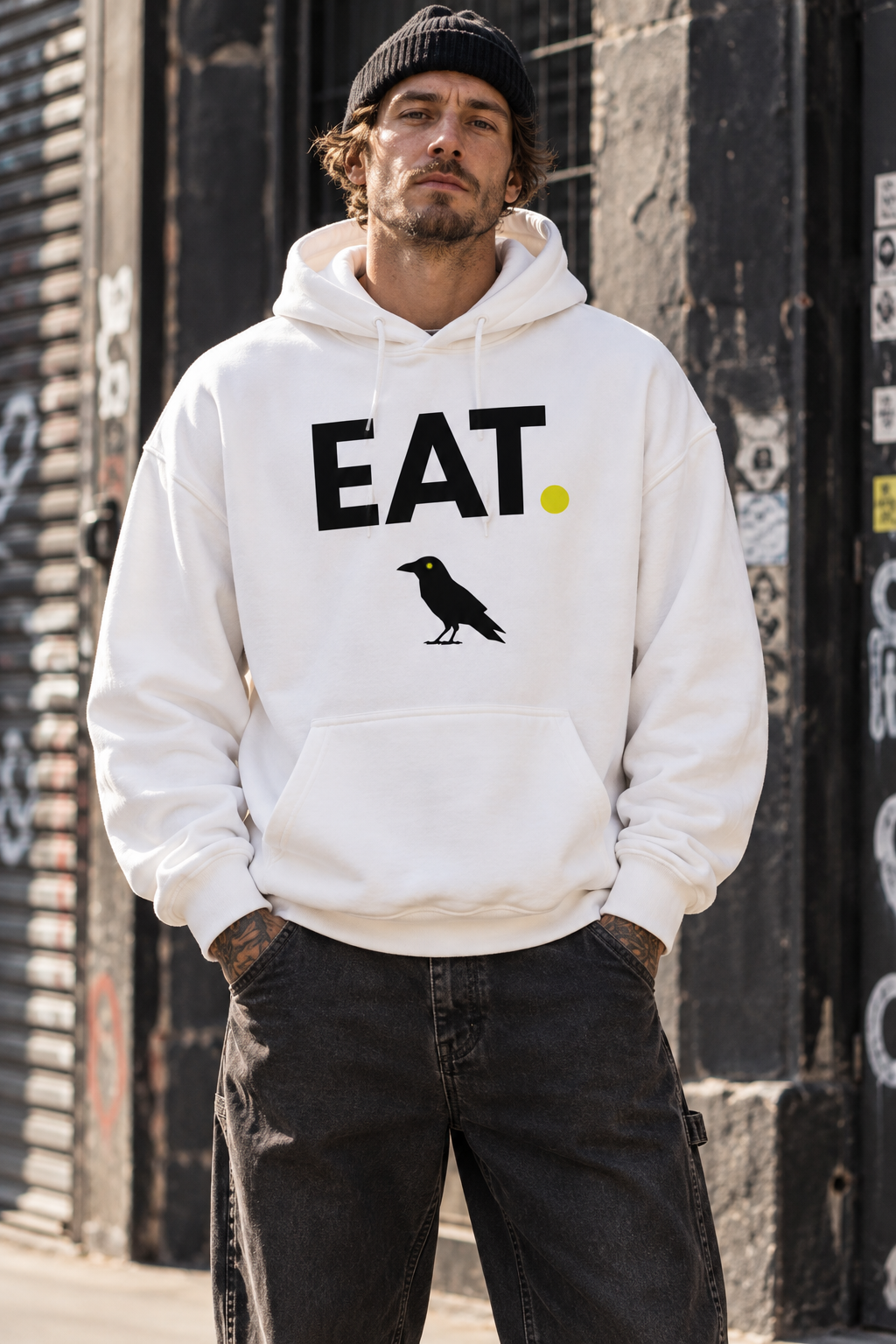 EAT. CROW. Unisex Graphic Hoodie
