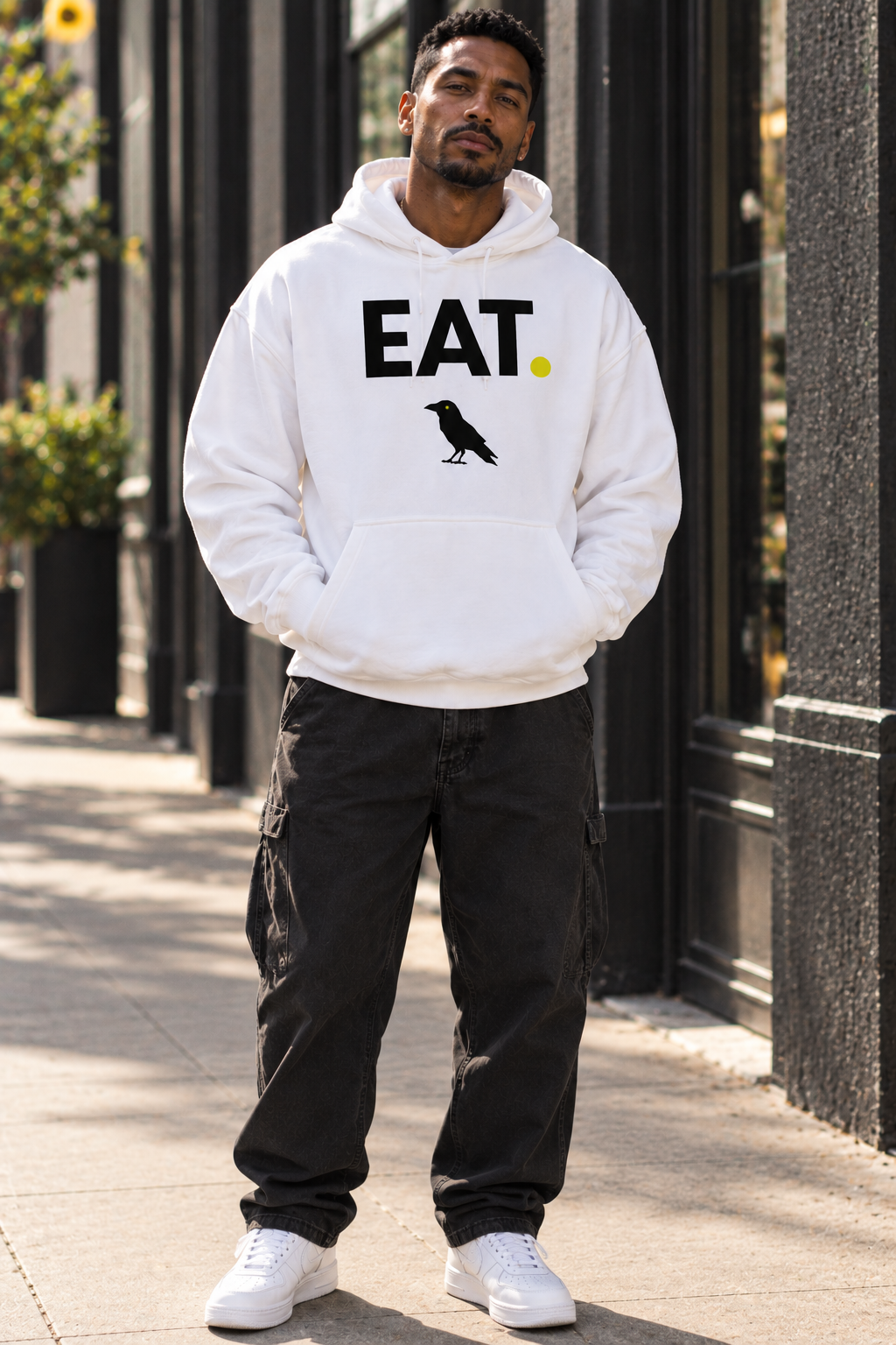 EAT. CROW. Unisex Graphic Hoodie