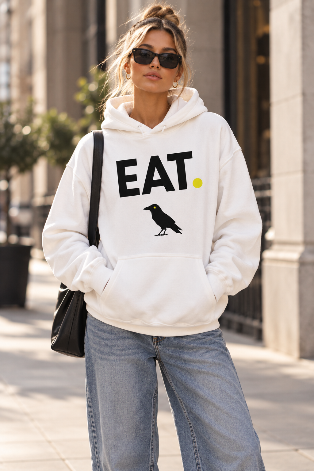 EAT. CROW. Unisex Graphic Hoodie
