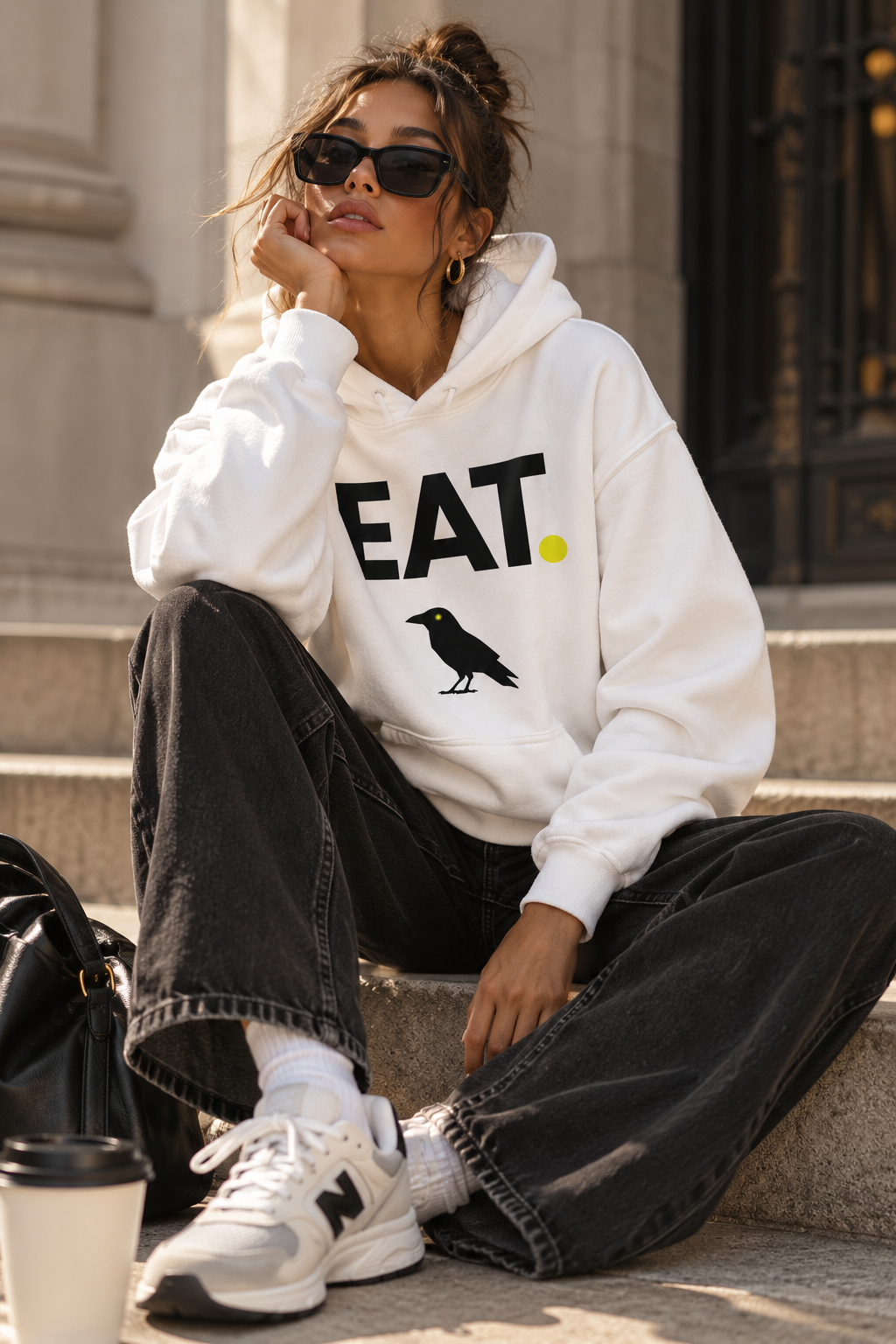 EAT. CROW. Unisex Graphic Hoodie