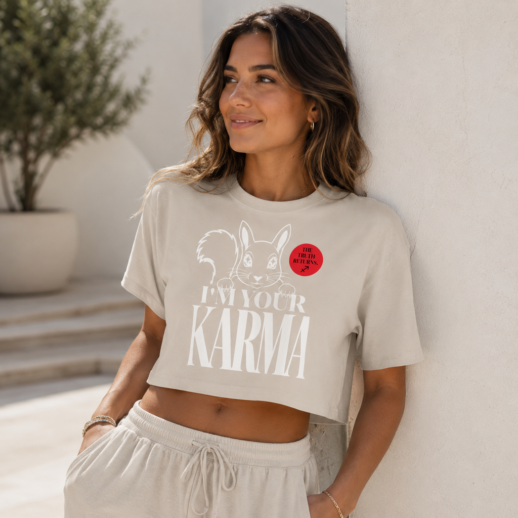 SQUIRREL KARMA Women’s Crop Top