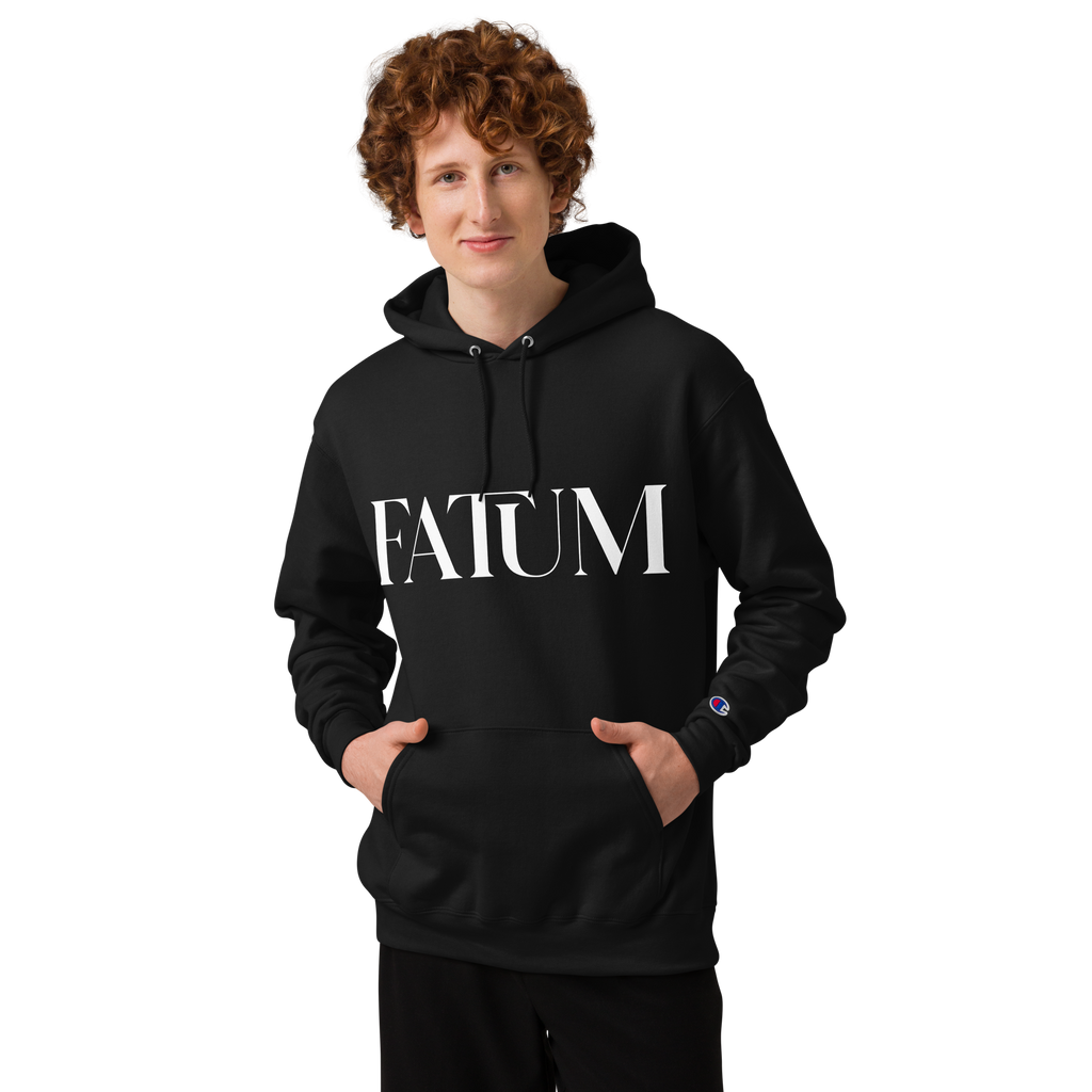 FATUM Unisex Champion Hoodie (White)