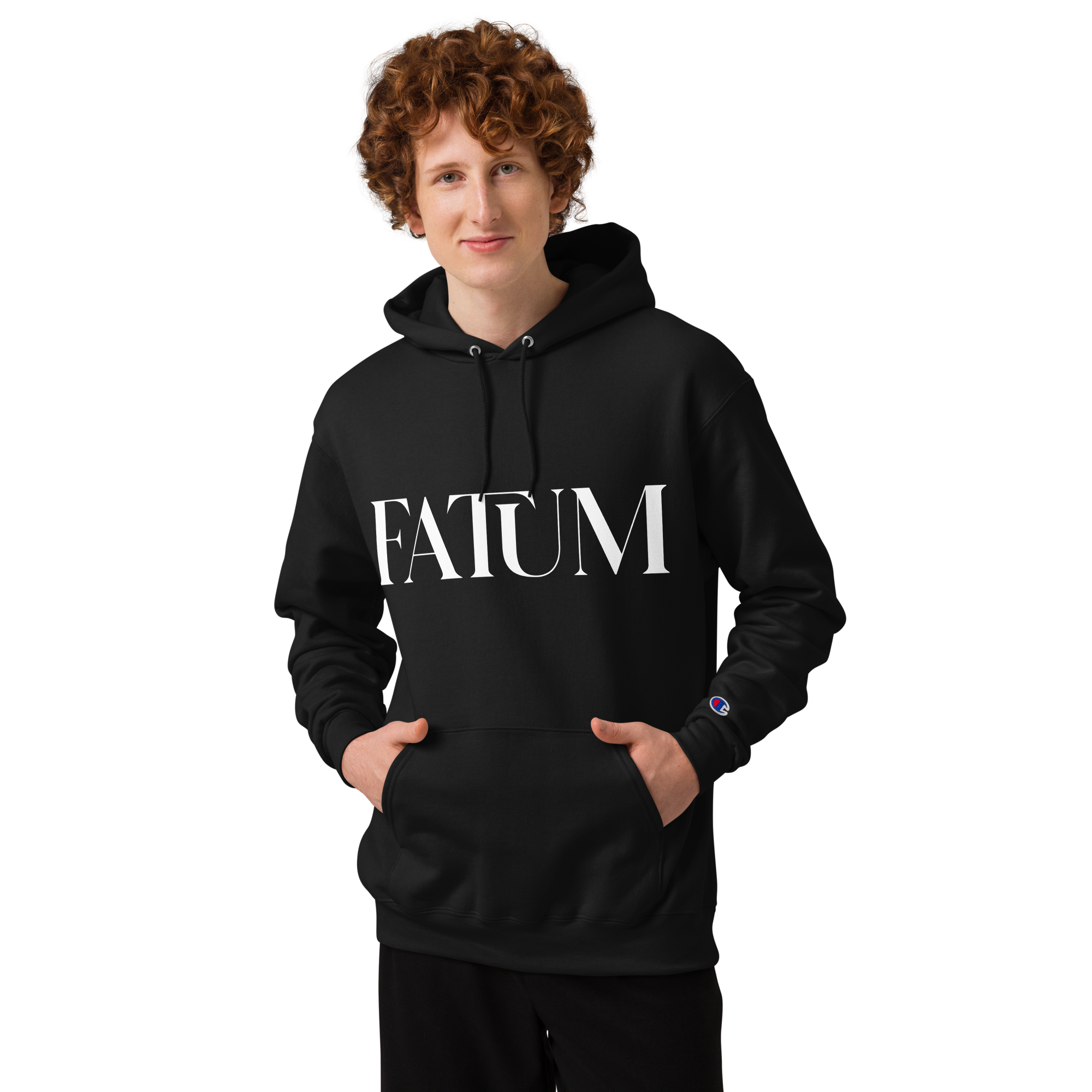 FATUM Unisex Champion Hoodie (White)