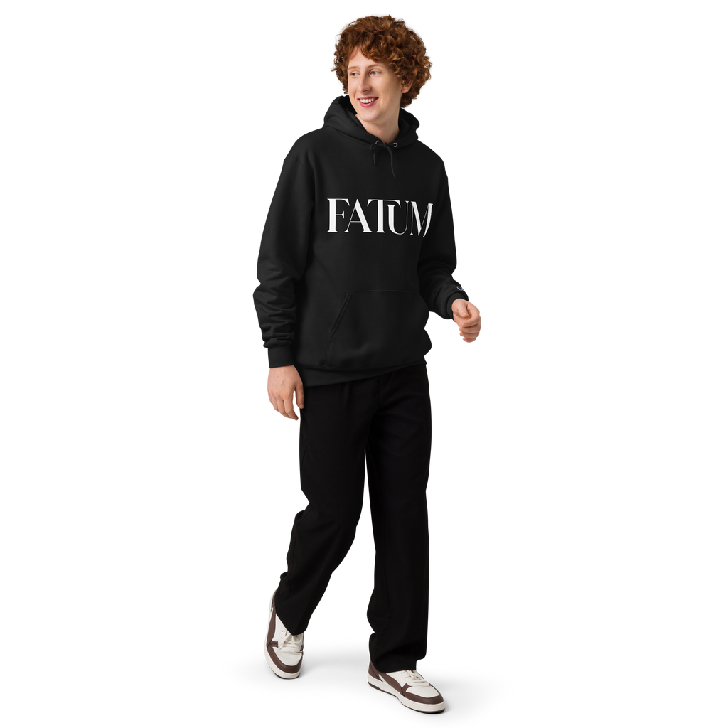 FATUM Unisex Champion Hoodie (White)