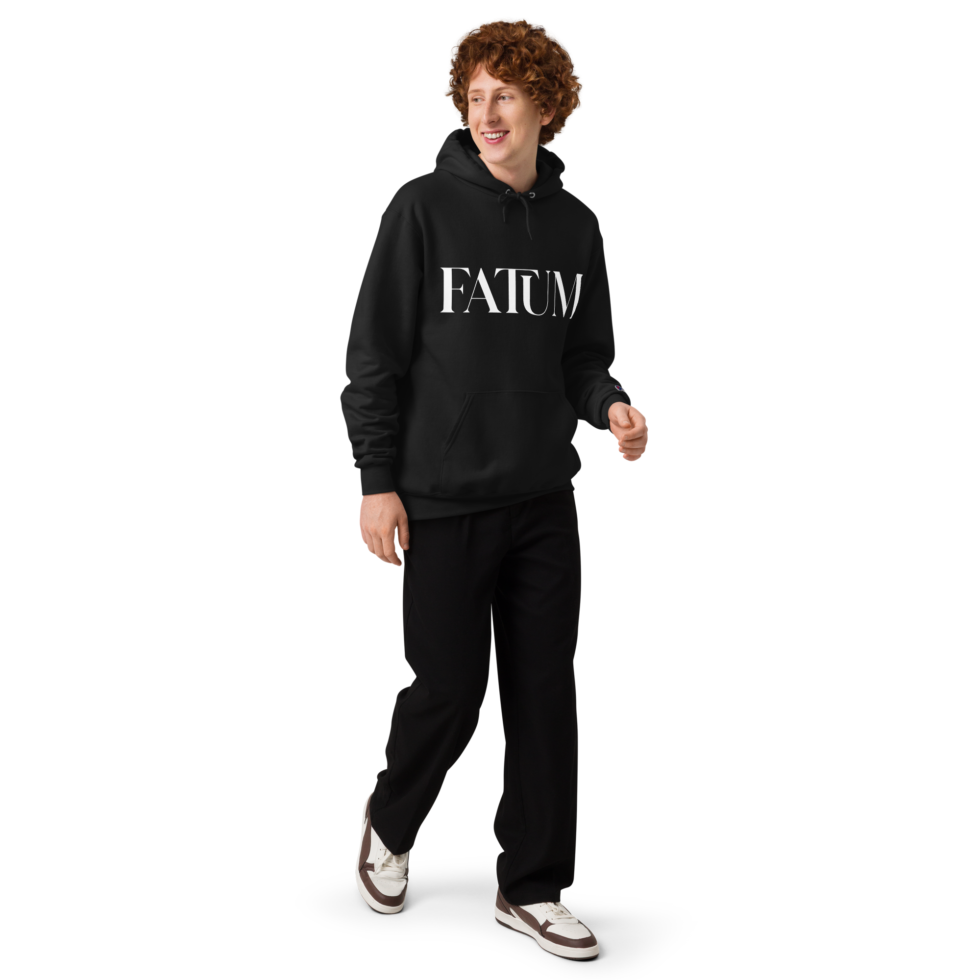 FATUM Unisex Champion Hoodie (White)