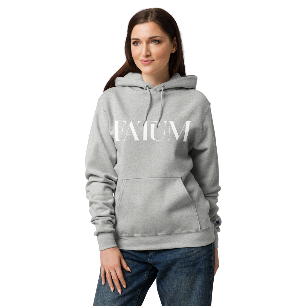 FATUM Unisex Champion Hoodie (White)