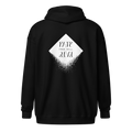 DIAMOND Unisex Heavy Blend Zip Hoodie (White)