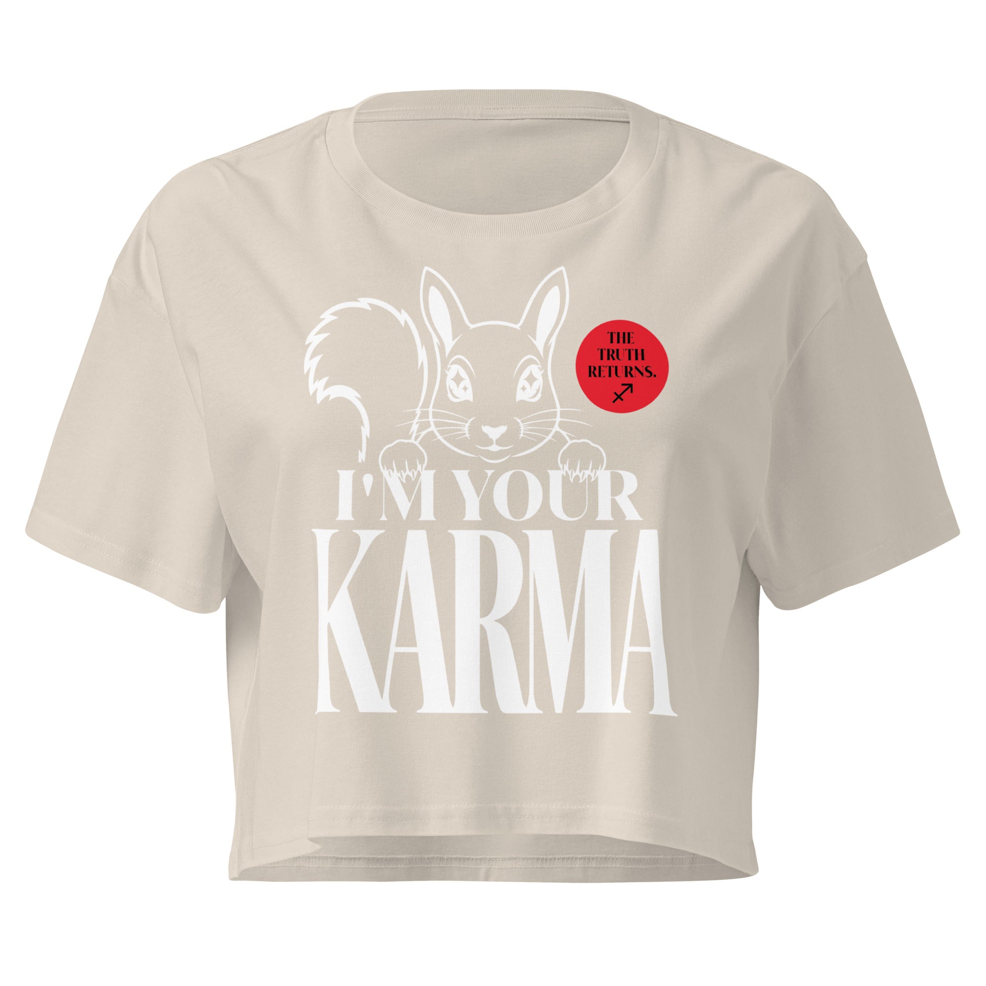 SQUIRREL KARMA Women’s Crop Top
