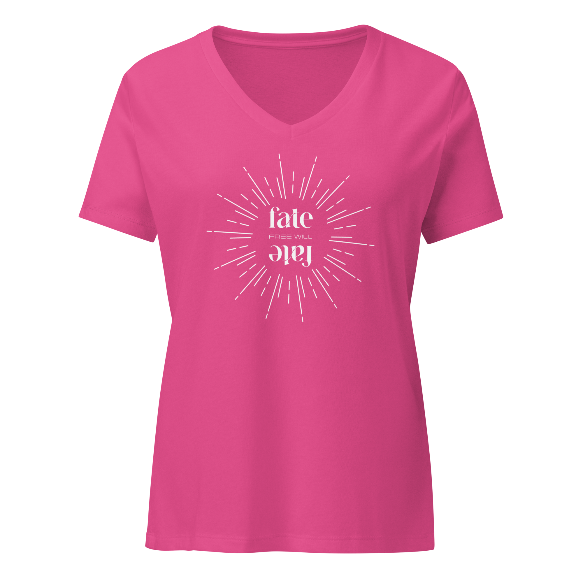 BURST Women’s Relaxed V-Neck T-Shirt