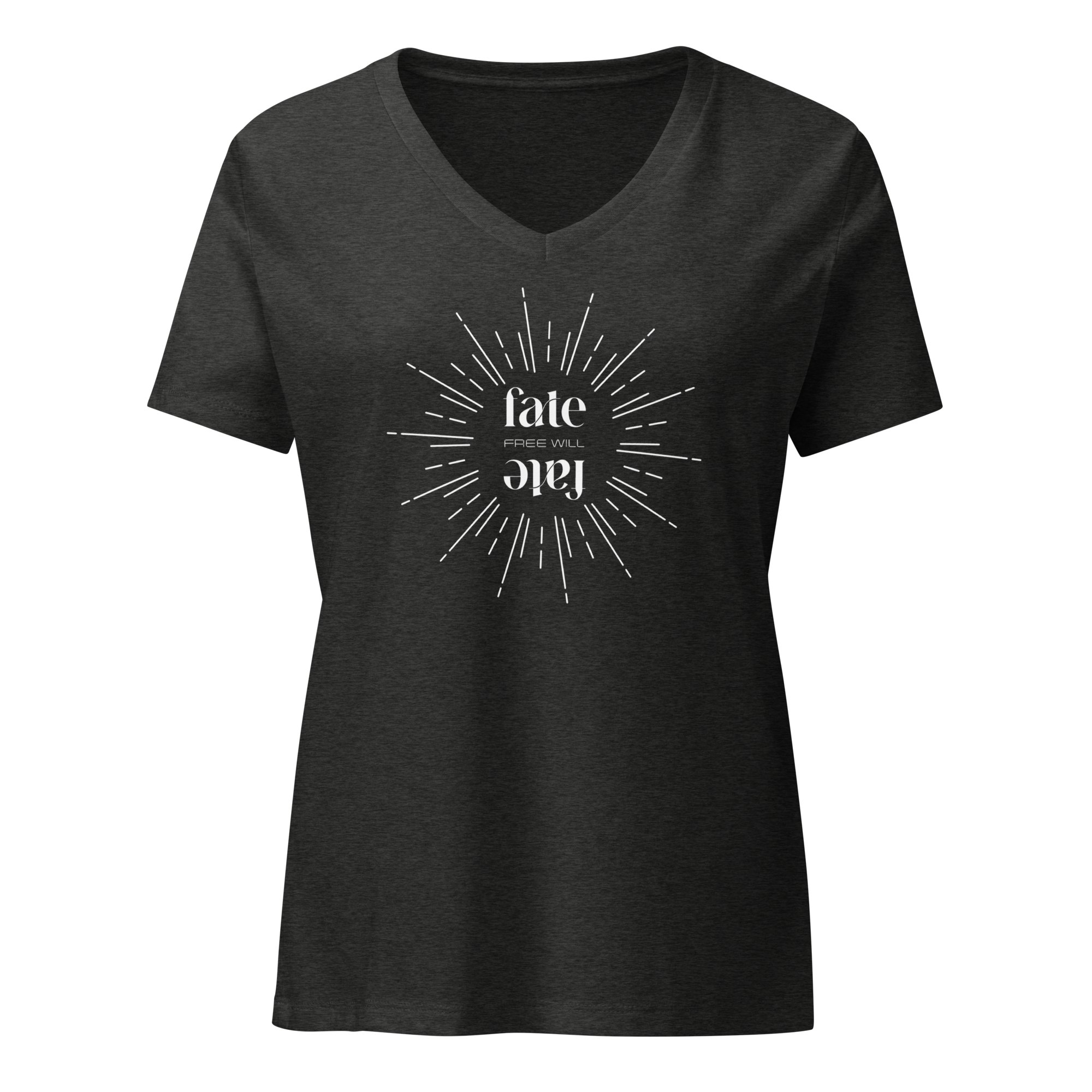 BURST Women’s Relaxed V-Neck T-Shirt