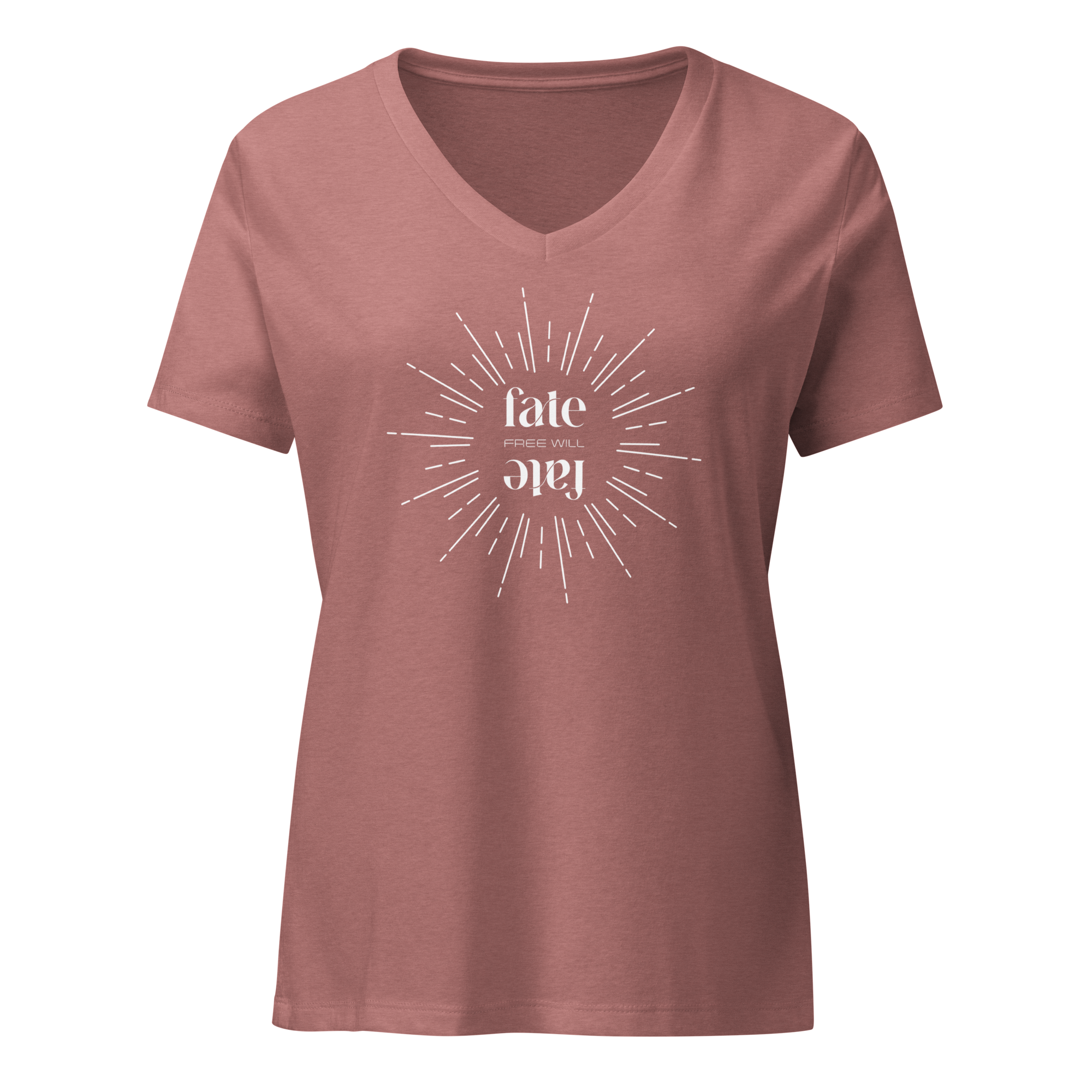 BURST Women’s Relaxed V-Neck T-Shirt