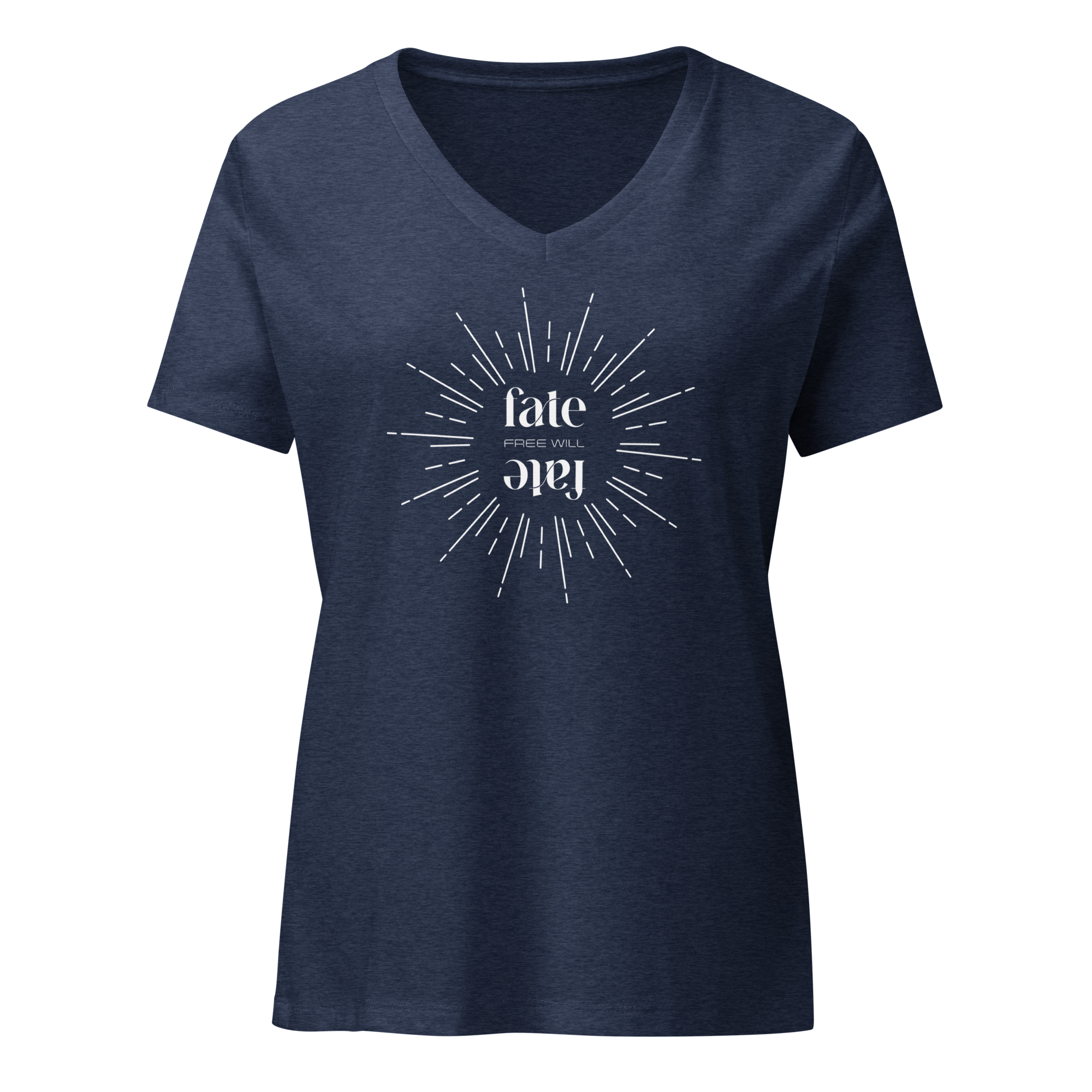 BURST Women’s Relaxed V-Neck T-Shirt