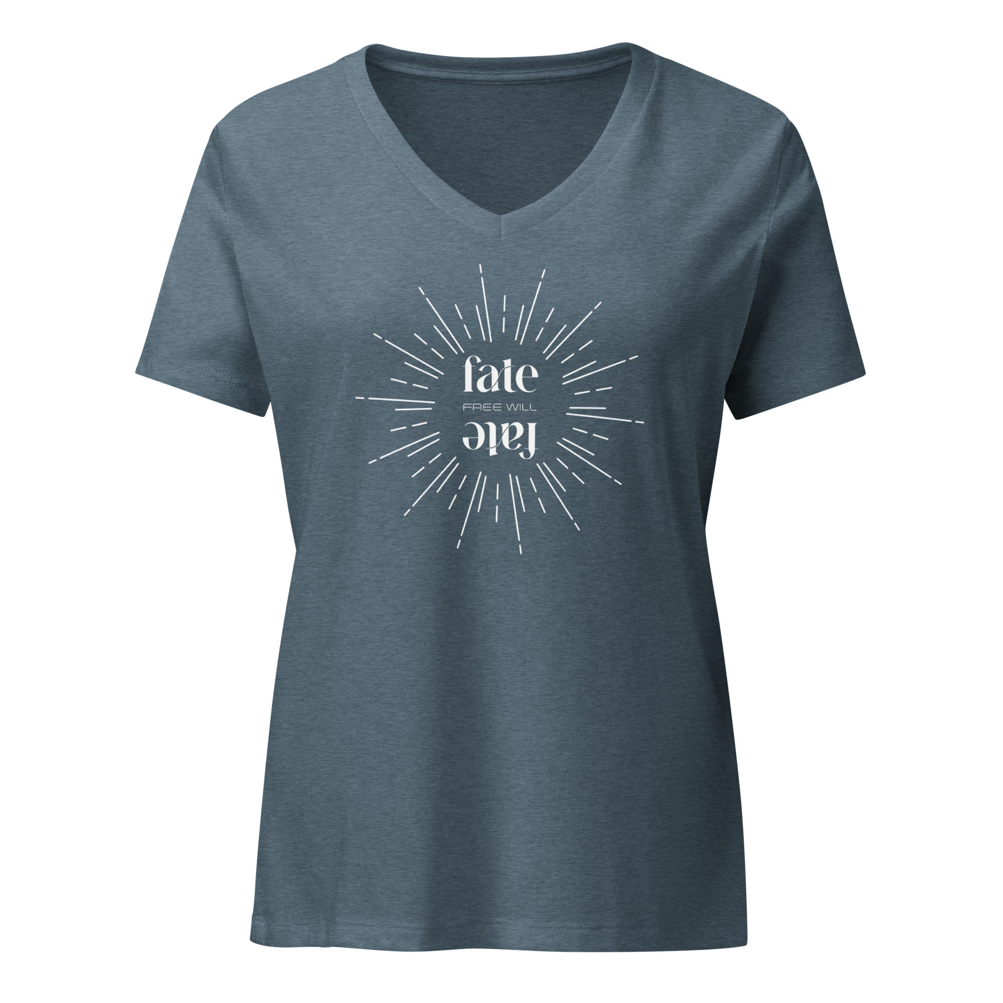 BURST Women’s Relaxed V-Neck T-Shirt