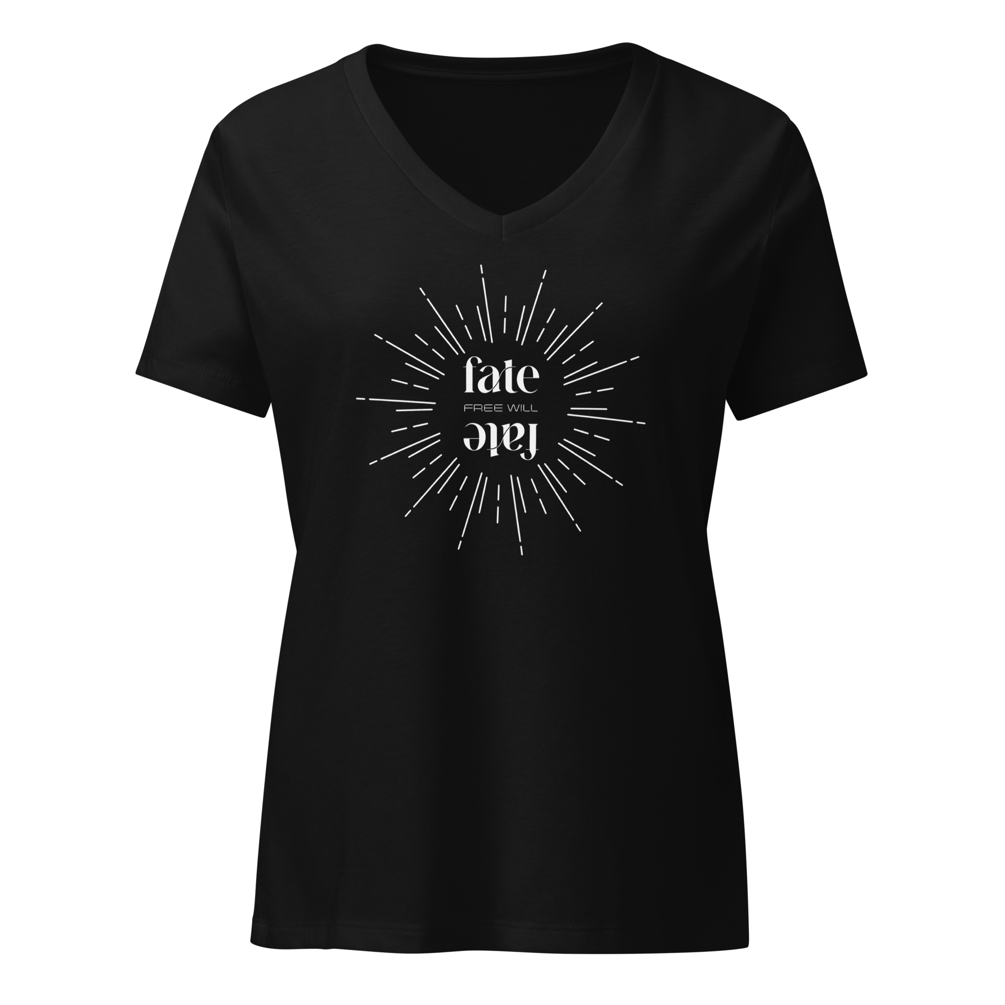 BURST Women’s Relaxed V-Neck T-Shirt