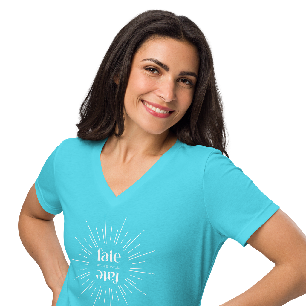 BURST Women’s Relaxed V-Neck T-Shirt