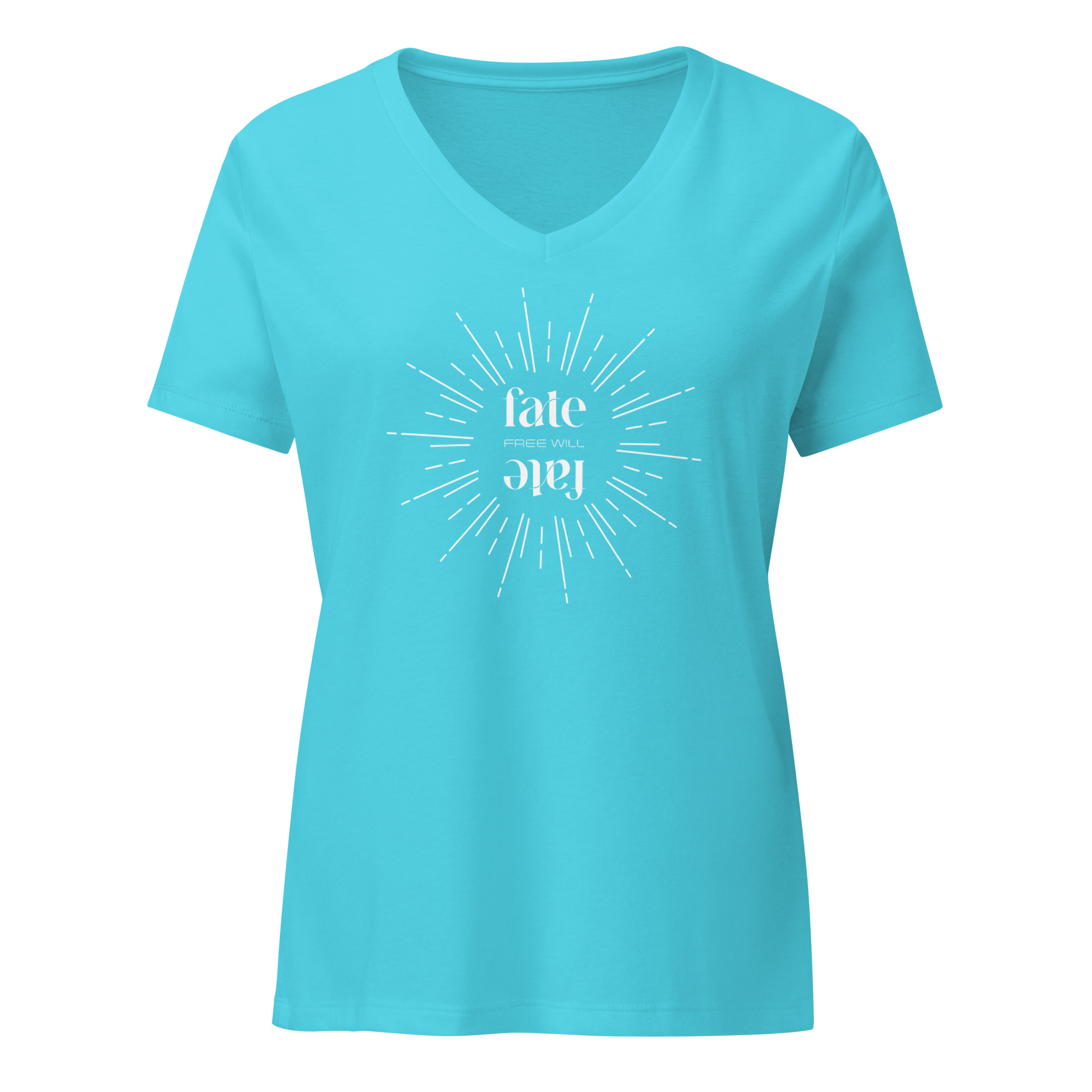 BURST Women’s Relaxed V-Neck T-Shirt